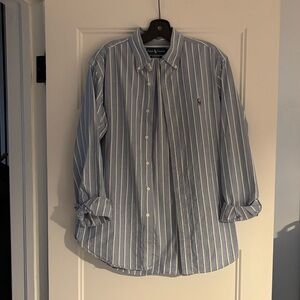 Polo by Ralph Lauren Blue Striped Button Down Shirt